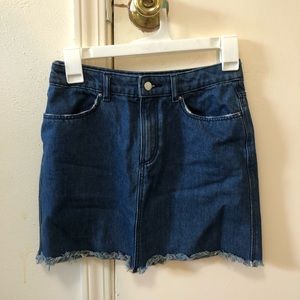 jean skirt